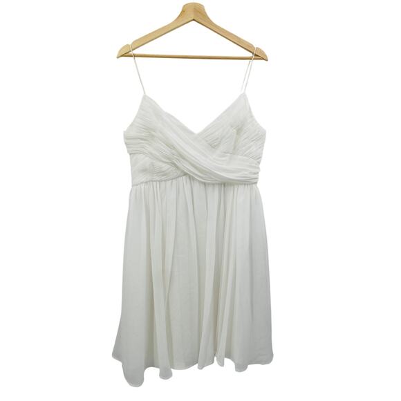 Ieena for Mac Duggal White Mini Dress - Picture 1 of 5